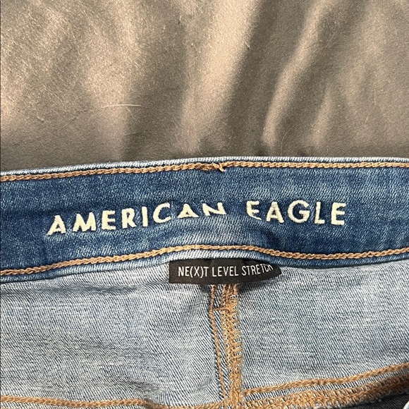 American Eagle Outfitters Light Blue Flare Jeans - Picture 2 of 5